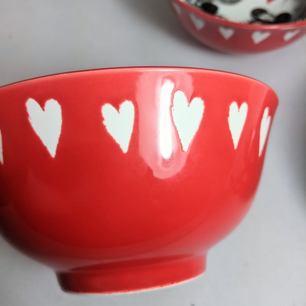 Disney Minnie Mickey Love Paris Tidbit Bowl - Picture 3 of 4